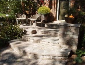 Livonia MI Brick Paver Porch