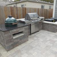 Outdoor living BBQ surround
